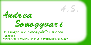 andrea somogyvari business card